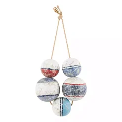 Kirklands Home Wall Plaques|Wood Bouy Cluster Wall Hanger