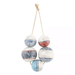 Kirklands Home Wall Plaques|Wood Bouy Cluster Wall Hanger