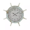 Kirklands Home Clocks|Wood Ship Wheel Wall Clock