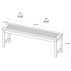Kirklands Home Outdoor Dining|Wood Slat Back 4-pc. Outdoor Dining Set Tan
