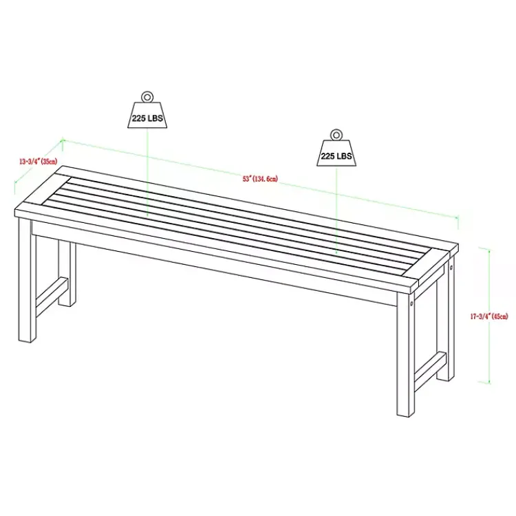 Kirklands Home Outdoor Dining|Wood Slat Back 4-pc. Outdoor Dining Set Tan