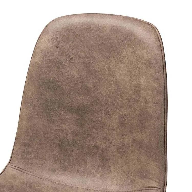 Kirklands Home Dining Tables|Wood Table and Leather Chairs 5-pc. Dining Set