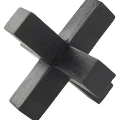 Discount Wooden Black & White 3D Tic Tac Toe Set Decorative Accents