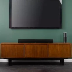 Kirklands Home Tv Stands & Media Consoles|Wooden 3-Door Media Cabinet Brown