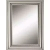 Kirklands Home Decorative Mirrors|Wooden Silver Leaf Mirror