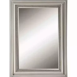 Kirklands Home Decorative Mirrors|Wooden Silver Leaf Mirror