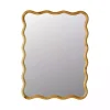 Kirklands Home Decorative Mirrors|Wooden Squiggle Wall Mirror