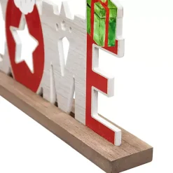 Best Wooden Welcome Christmas Tabletop Sign Christmas Decorations