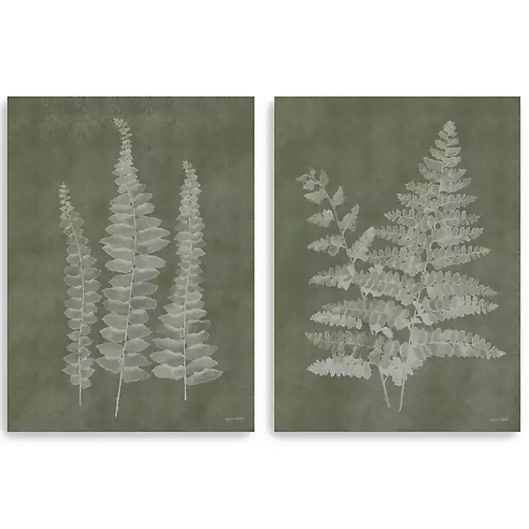 Kirklands Home Canvas Art|Woodland Ferns 2-pc. Canvas Art Print Set