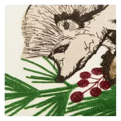 Sale Woodland Holiday Hedgehog Pillow Christmas Pillows
