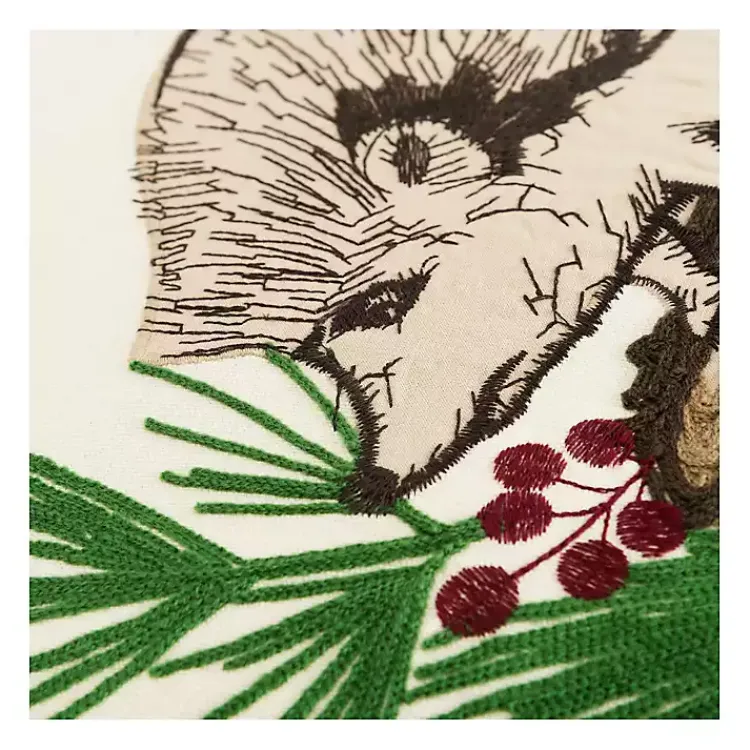 Sale Woodland Holiday Hedgehog Pillow Christmas Pillows