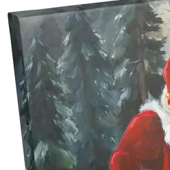 Hot Woodland Santa Canvas Art Print Christmas Art & Wall Decor