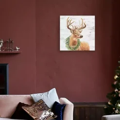 Discount Woodland Stag Canvas Art Print Christmas Art & Wall Decor