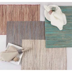 Kirklands Home Table Linens|Woven Minty 4-pc. Napkin Ring Set