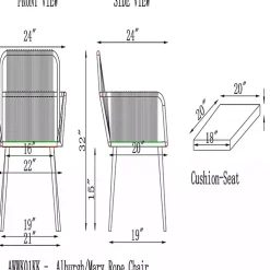 Kirklands Home Outdoor Seating|Woven Neutrals 2-pc. Outdoor Armchair Set