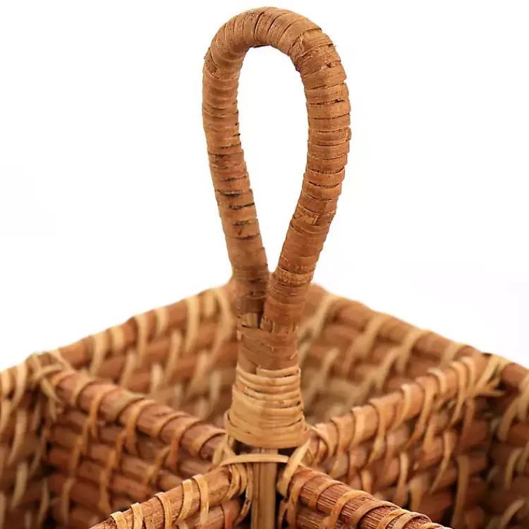 Kirklands Home Serving & Entertaining|Woven Rattan Martha Stewart Flatware Caddy Brown
