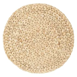 Kirklands Home Table Linens|Woven Seagrass Round Placemat Tan