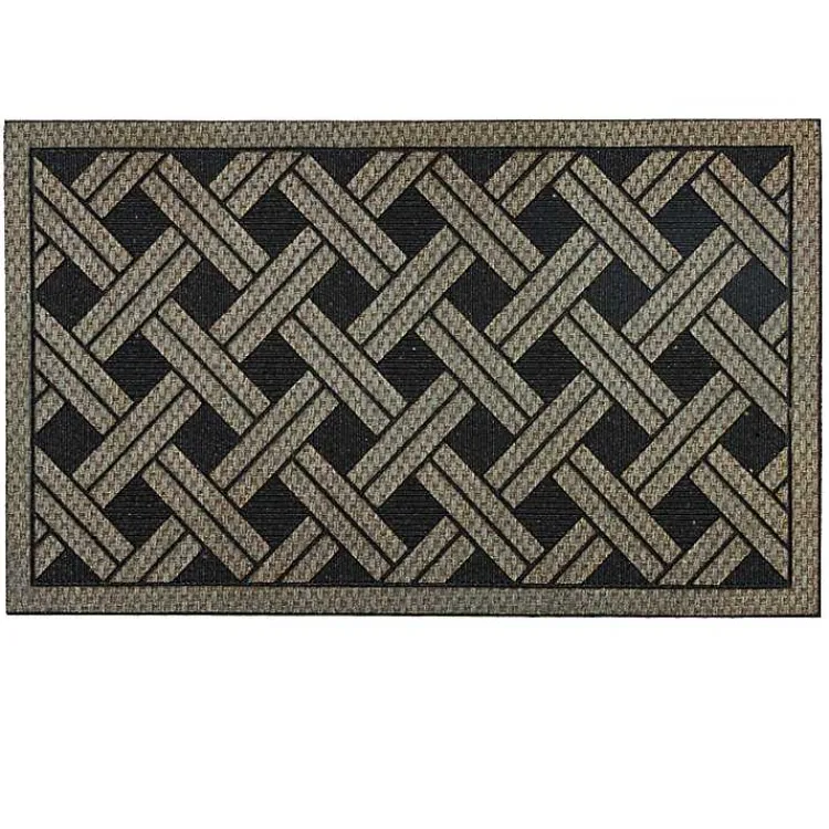 Kirklands Home Doormats|Woven Wicker Pattern Doormat