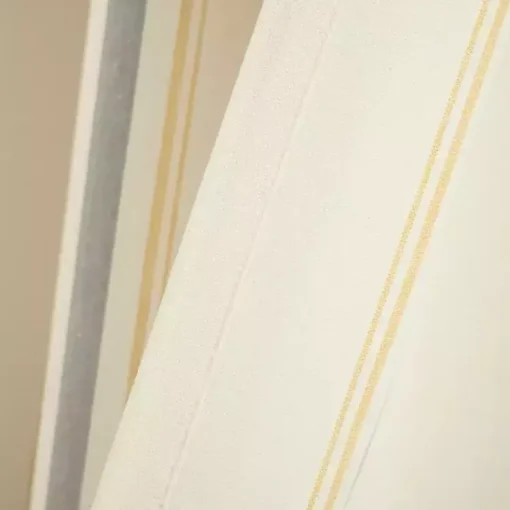 Kirklands Home Curtains & Drapes|Yellow & Gray Farmhouse Curtain Panel Set, 95 in.