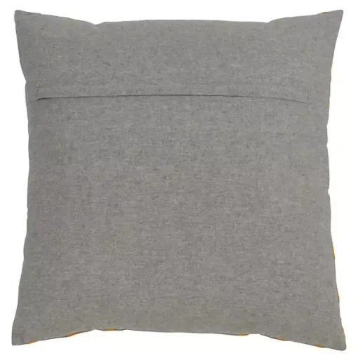 Clearance Yellow Crosshatch Stitch Cotton Throw Pillow Pillows