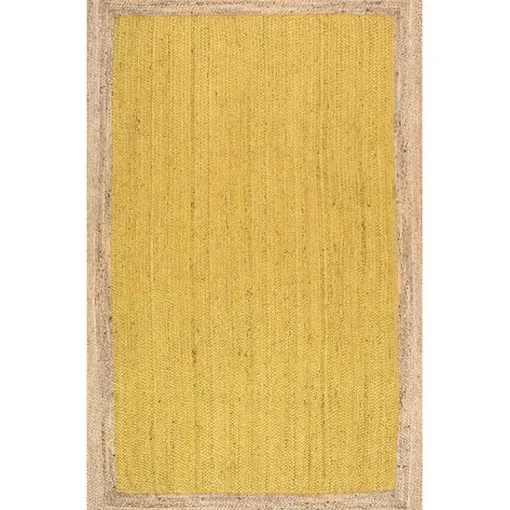 Kirklands Home Area Rugs|Yellow Eugene Woven Area Rug, 5x8