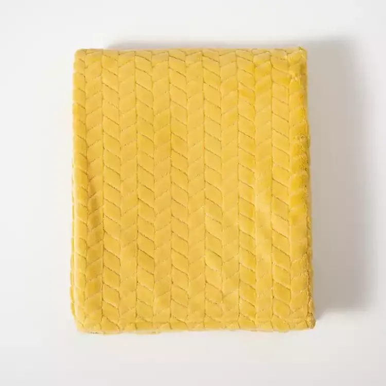 Best Heavenly Herringbone Plush Throw Blankets & Throws