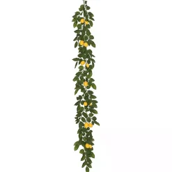Hot Yellow Lemon Leaf Garland Arrangements & Greenery