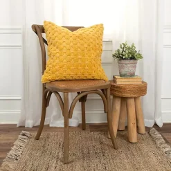 Discount Looped Cotton Throw Pillow Pillows