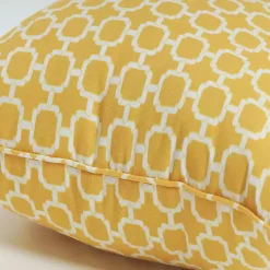 Kirklands Home Outdoor Cushions & Pillows|Pattern XL Outdoor Lumbar Pillows, Set of 2 Yellow