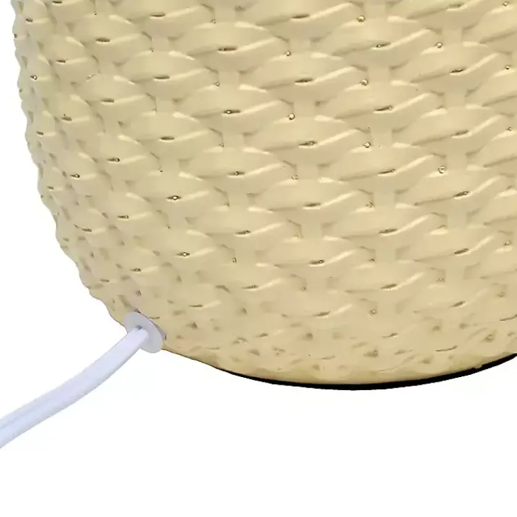 Kirklands Home Table Lamps|Purled Ceramic Table Lamp Yellow