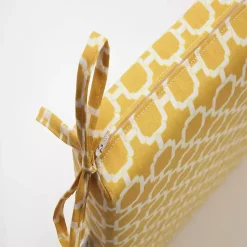 Kirklands Home Outdoor Cushions & Pillows|Square Outdoor Seat Cushions, Set of 2 Yellow