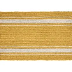 Kirklands Home Table Linens|Striped Fringe Placemats, Set of 4 Yellow
