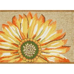Kirklands Home Doormats|Yellow Sunflower Indoor/Outdoor Mat