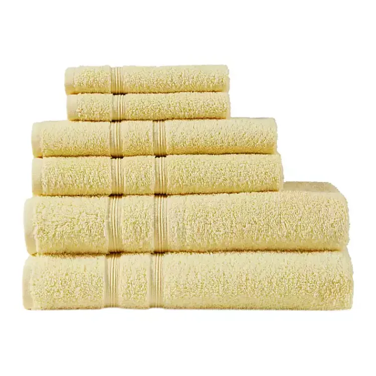 Kirklands Home Bath Towels|Turkish Cotton 6-pc. Towel Set Yellow
