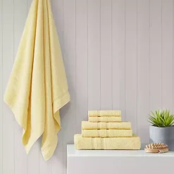 Kirklands Home Bath Towels|Turkish Cotton 6-pc. Towel Set Yellow