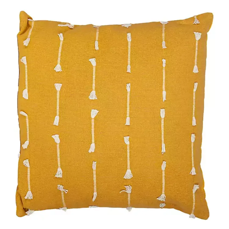 Outlet Woven Lines Pillow Pillows