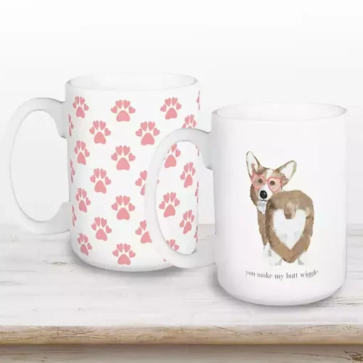 Kirklands Home Glassware & Drinkware|You Make My Butt Wiggle Mugs, Set of 2