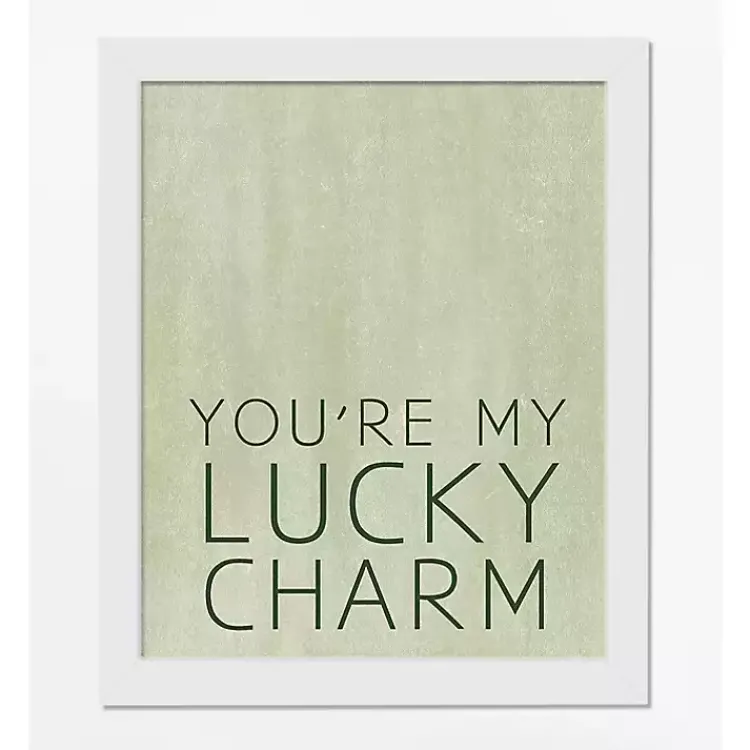 Sale You're My Lucky Charm Framed Canvas Art Print St Patricks Day Decorations