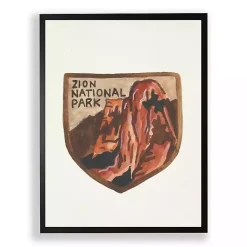 Kirklands Home Framed Art|Zion National Park Framed Art Print